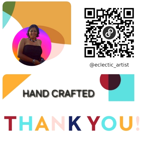 Notification Live Show Hand Crafted Upcycled Art Handmade Crochet Hablo Español - Picture 6 of 17